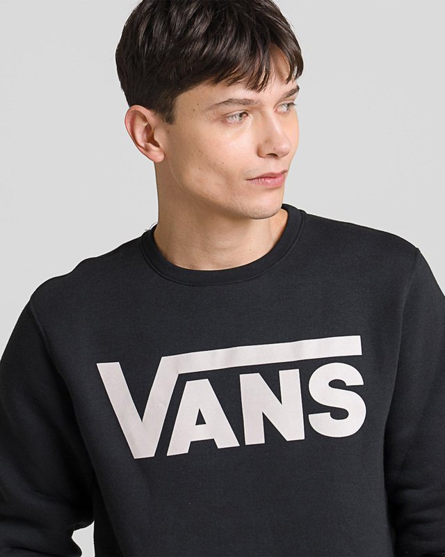 Moletom Vans Classic Crew Ll Black White
