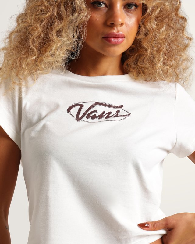 Camiseta Manga Curta Ronde Vans Marshmallow