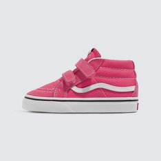Um tênis de cano médio icônico feito especialmente para crianças. Redesenhado para um ajuste perfeito no estilo do Sk8-Hi® original, o Tênis Sk8-Mid Honeysuckle Infantil foi construído especialmente para crianças pequenas. Com fechos duplos em velcro, o modelo traz mais conforto e segurança, facilitando o calce dos pequenos. Mantendo a diversão “Off The Wall”, o modelo apresenta heeltab emborrachada vermelha do skate tradicional com assinatura Vans em “Drop V” e inscrição “Off The Wall” aplicada no calcanhar e etiqueta tecida Vans na lingueta. De calce fácil e seguro, feito para curtir e brincar com estilo, sem se preocupar com mais nada.