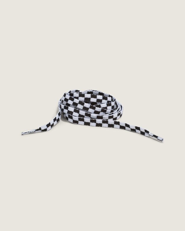 Cadarço Vans Checkerboard Black White Checkerboard