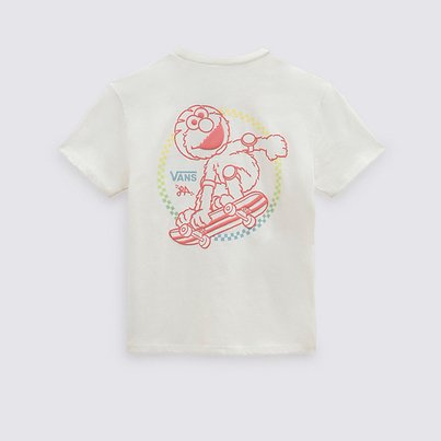 Camiseta Crew Ss Infantil Lizzie X Vila Sésamo Marshmallow