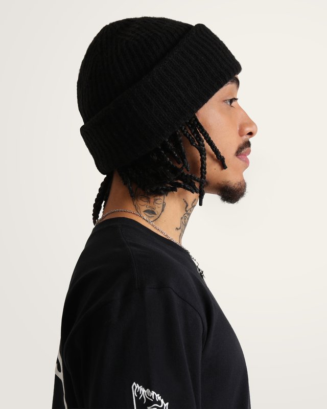 Touca Densmore Wide Cuff Beanie Black