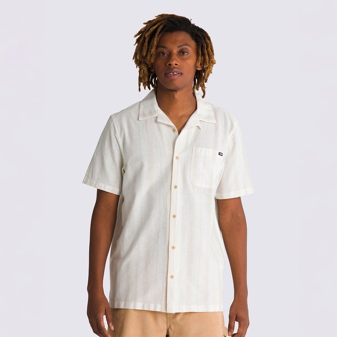 Camisa Carnell Woven Seasonal Hero: Authentic Marshmallow