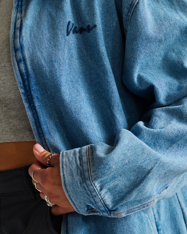 Jaqueta Stone Wash Blue