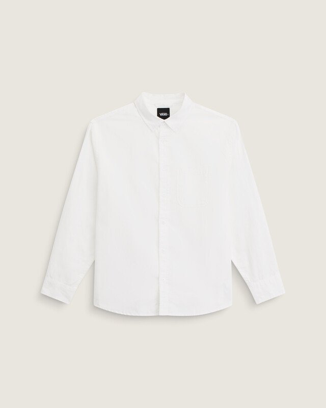 Camisa Manga Longa Lawson Solid Oxford White | Vans