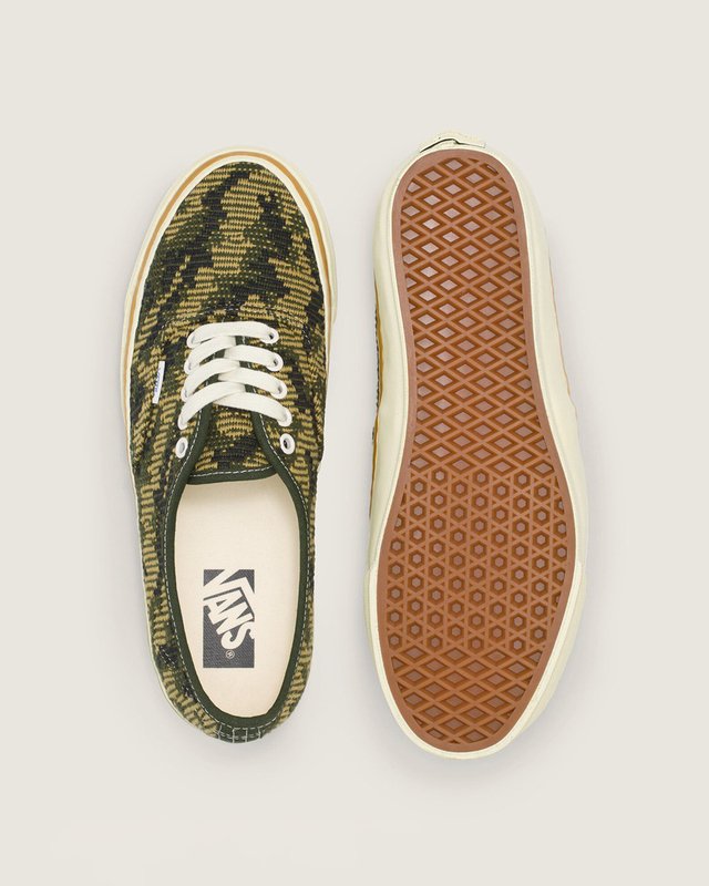 Tênis Authentic Lx Premium Trico Camo Antique Gold