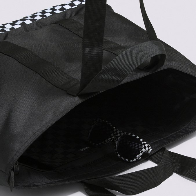 Bolsa Solo Night Tote Black White