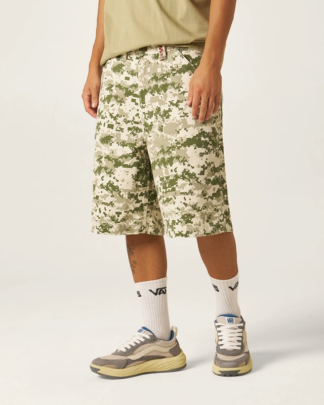 Bermuda Baggy Lx Check-5 Denim Digi Camo