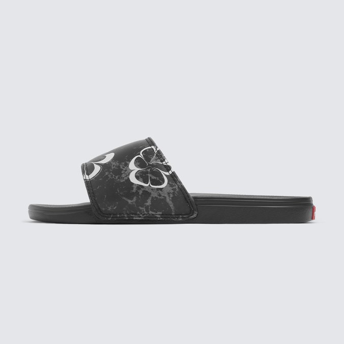 Chinelo Slide-On Floral Stain Abyss