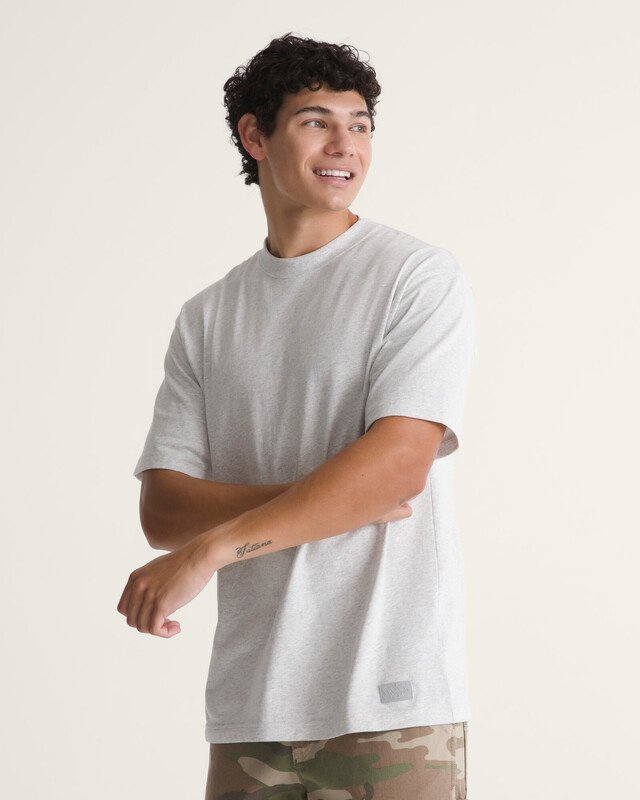 Camiseta Manga Curta Loose Fit Premium  Ash Heather