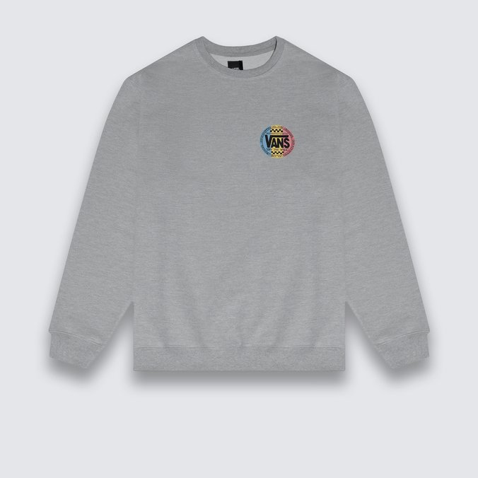 Moletom Retro Co Crew Cement Heather