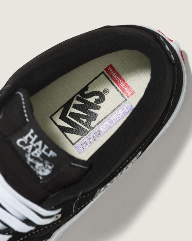 Tênis Skate Half Cab Black White