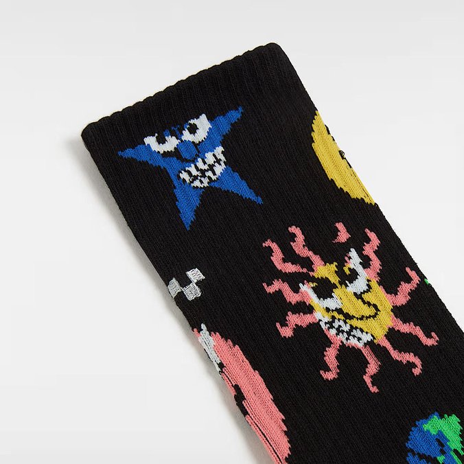 Meia Skate Clay Crew Black