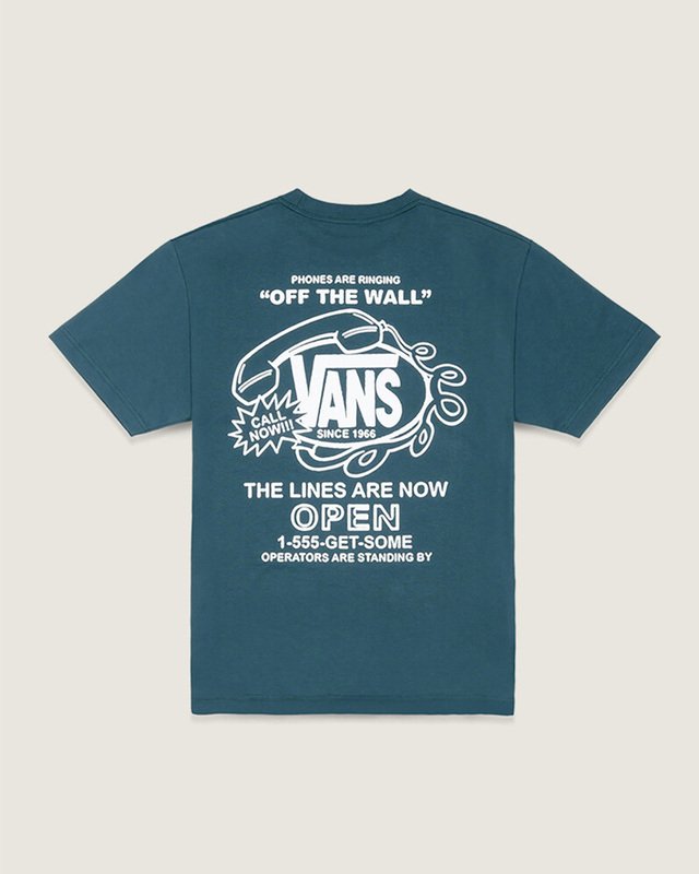 Camiseta Manga Curta Hot Lines Mystic Moss | Vans