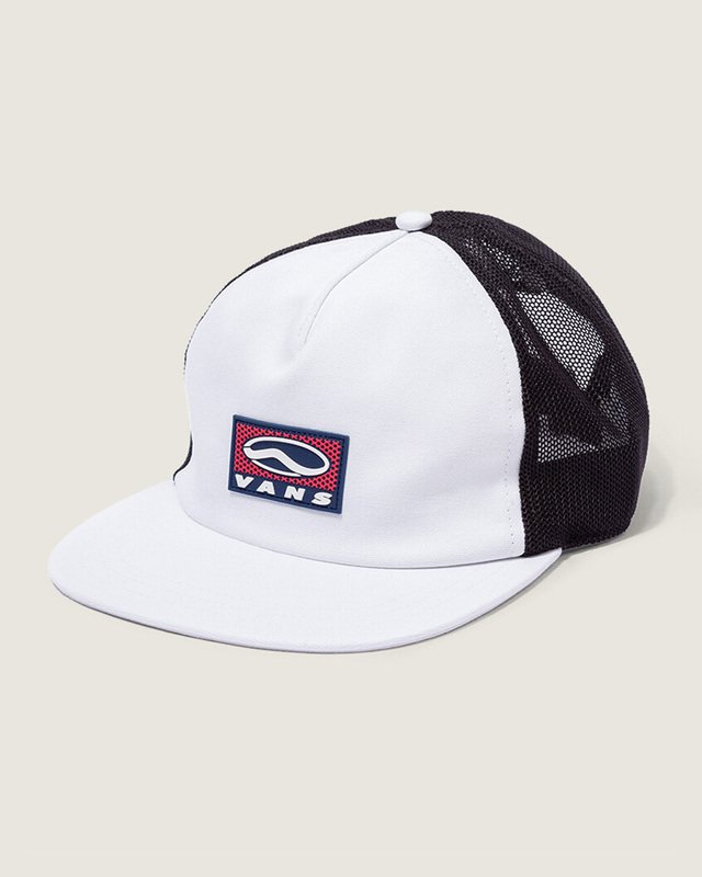 Boné Side Stripe Unstructured Trucker Marshmallow