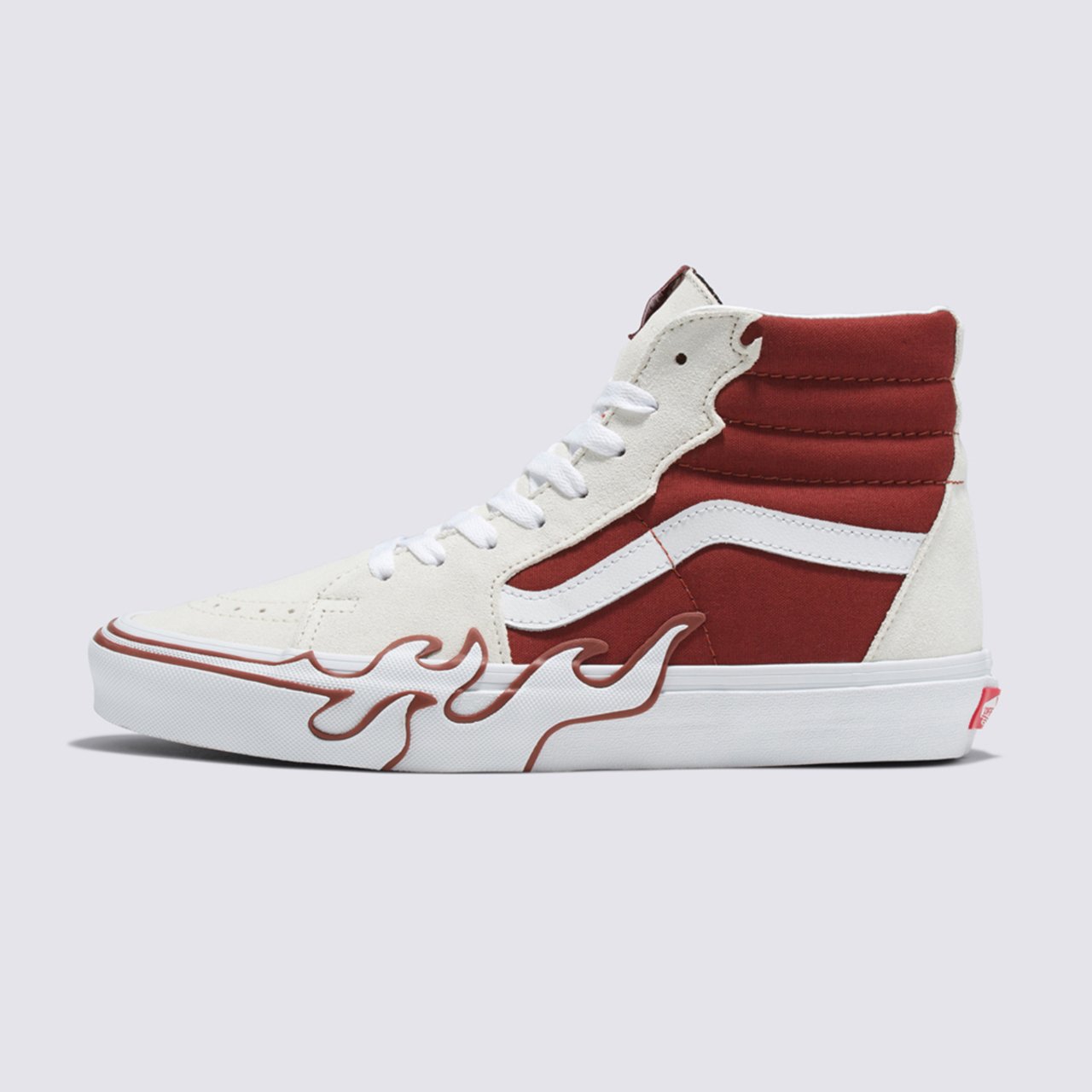 Vans flame sales cano alto