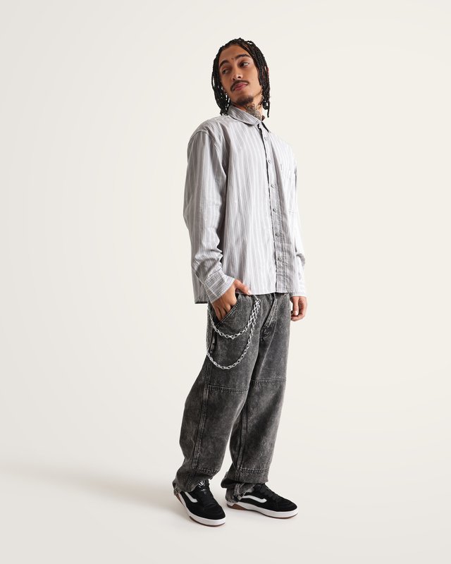 Calça Vans X Rowan Double Knee Jeans 2.0 Stonewash Black