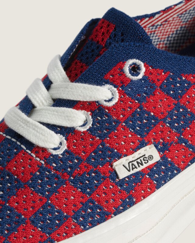 Tênis Authentic Lx Punk Check Red Blue | Vans