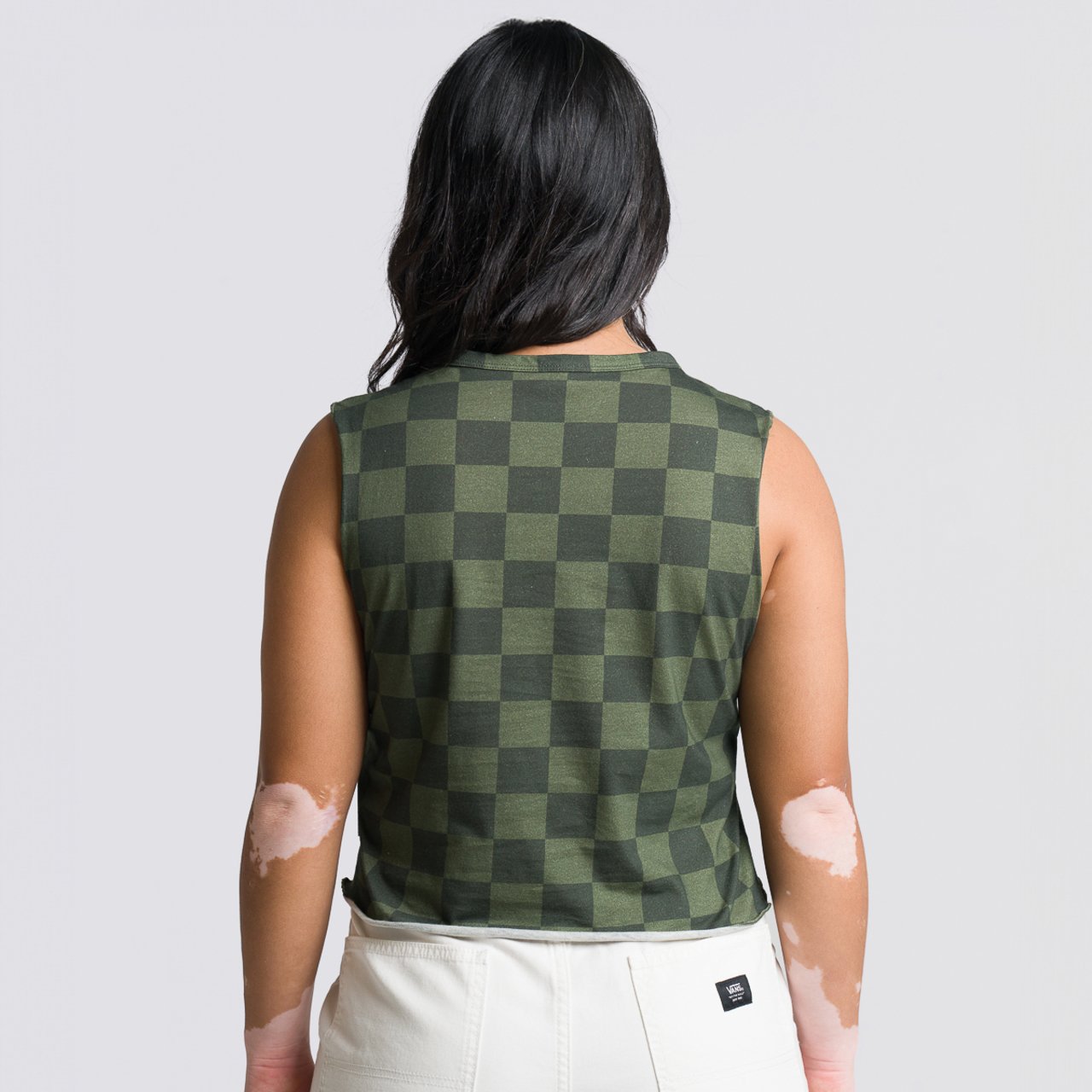 Camiseta Checker Olivine Tank Olivine | Vans