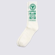 Combine os seus clássicos com uma meia que carrega o lifestyle Vans por onde for. O par perfeito com toda a autenticidade Vans com estampas Vans® “Off The Wall” e logotipos vintage bordados na parte superior do cano.