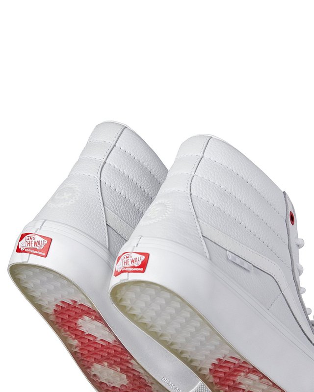 Tênis Skate Sk8-Hi Vans X Xaparral White