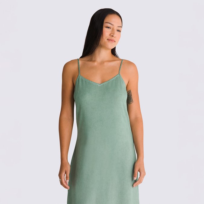 Vestido Campbell Slip Seasonal Hero: Knu Skool Iceberg Green