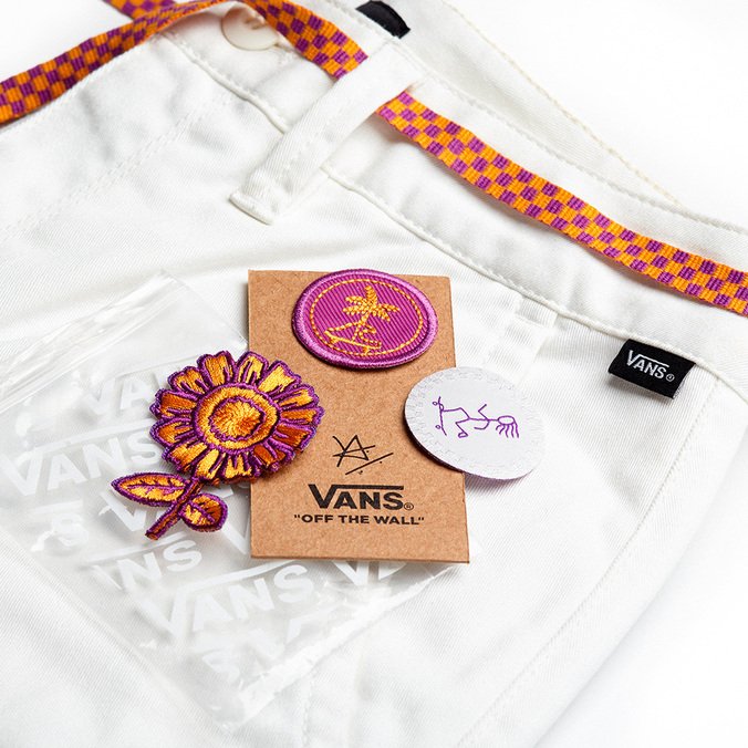 CALÇA AUTHENTIC W CHINO VANS X YNDI ASP MARSHMALLOW