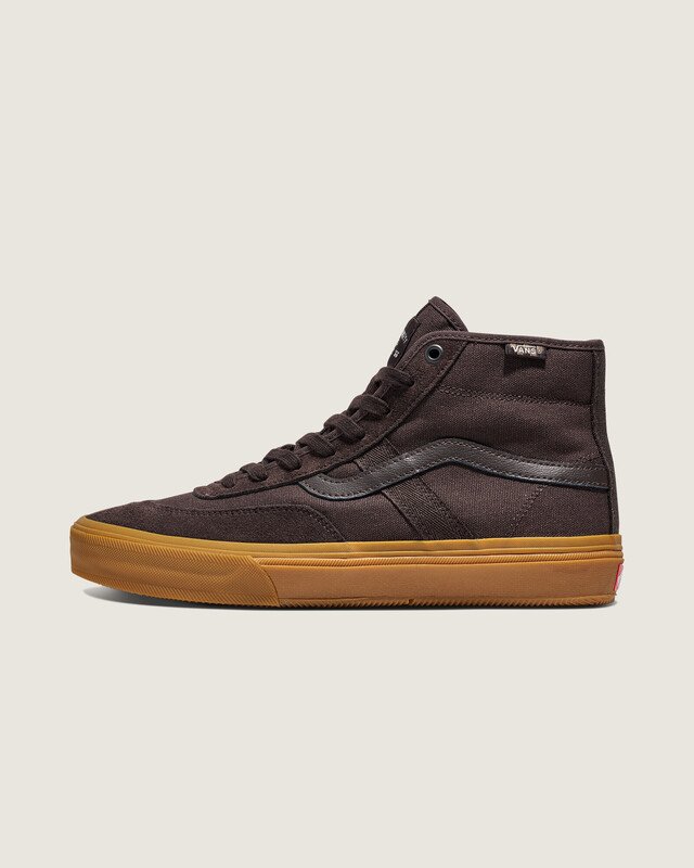 Tênis Crockett High Skate Gum Sole Brown | Vans