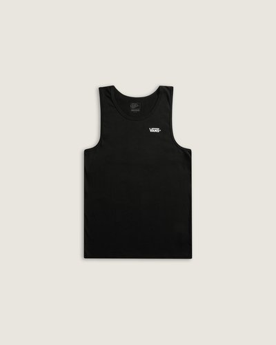 A Regata New Left Chest Black apresenta gola careca e logo estampado no peito, construída em malha knit com corte clássico e caimento confortável. O acabamento garante toque macio e respirabilidade, mantendo um perfil atemporal e essencial no guarda-roupa. Design direto e autêntico com alinhamento discreto do logo, pensado para oferecer conforto e liberdade de movimento sem perder a expressão descontraída da VANS