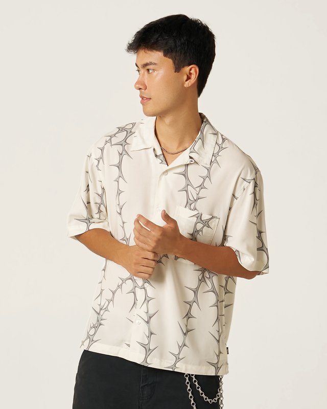 Camisa Manga Curta Van Doren White