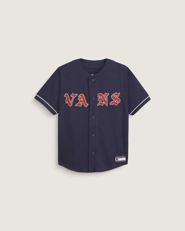 Camisa Ye Olde Vans Baseball Jersey By Ss Beasebal Parisian Night Infantil