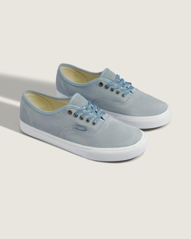 Tênis Authentic Shine Leather Mesh Blue White