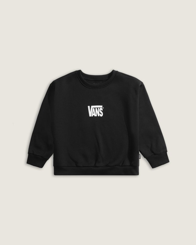 Cardigan Stretch Logo Crew Black White Infantil