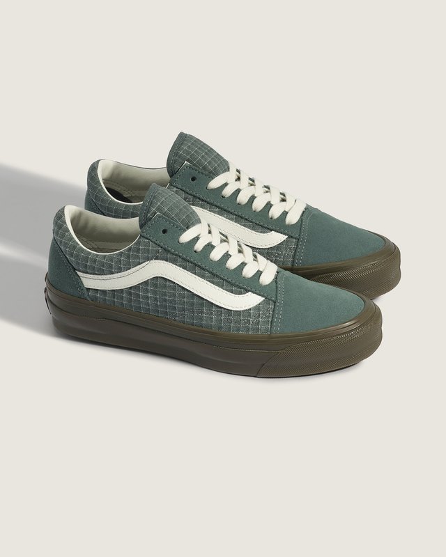 Tênis Old Skool Mte Washed Suede Mesh Dark Forest