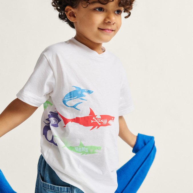 Camiseta The Pack Ss White Infantil