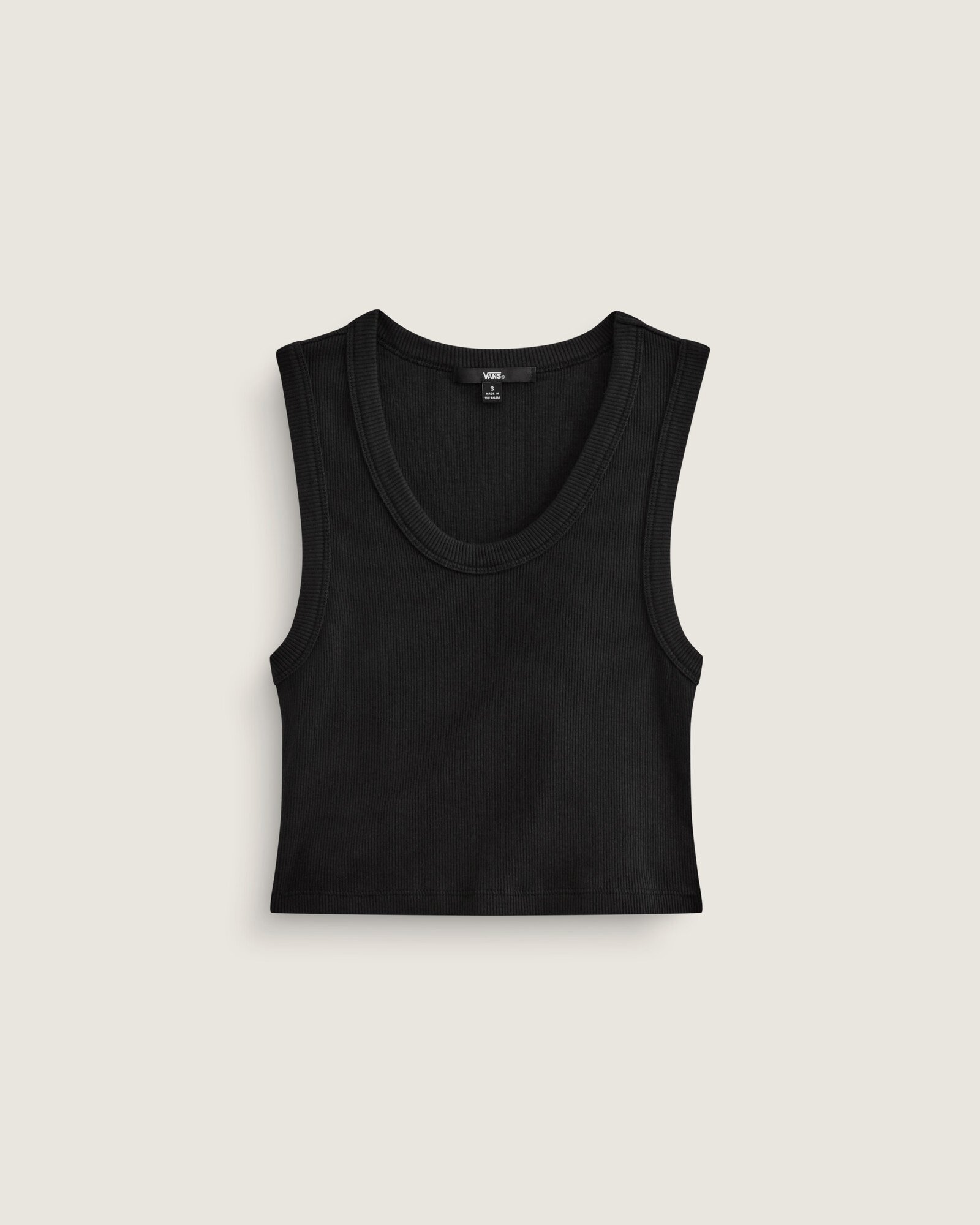リミフゥ　20/-C Plain Stitch Chest Slit Tank 30/- COMBED PLAIN STITCH FRONT BUTTON SHORT SLV T(FREE SIZE Black