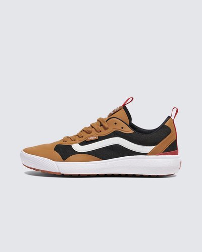 Sempre pronto para o inesperado. O que significa estar “pronto para tudo”? Com o Tênis Ultrarange Exo Mte Brown Black, você certamente descobrirá. Este modelo não só resiste à viagem, mas também o mantém confortável nas situações mais desconfortáveis. Construído com materiais de edição especial, detalhes RapidWeld atualizados, uma parte superior respirável inspirada no Old Skool e uma biqueira e formato do antepé de borracha renovados, ele foi projetado para proporcionar um ajuste ideal sem sacrificar o DNA do design da Vans, este é o UltraRange evoluído.