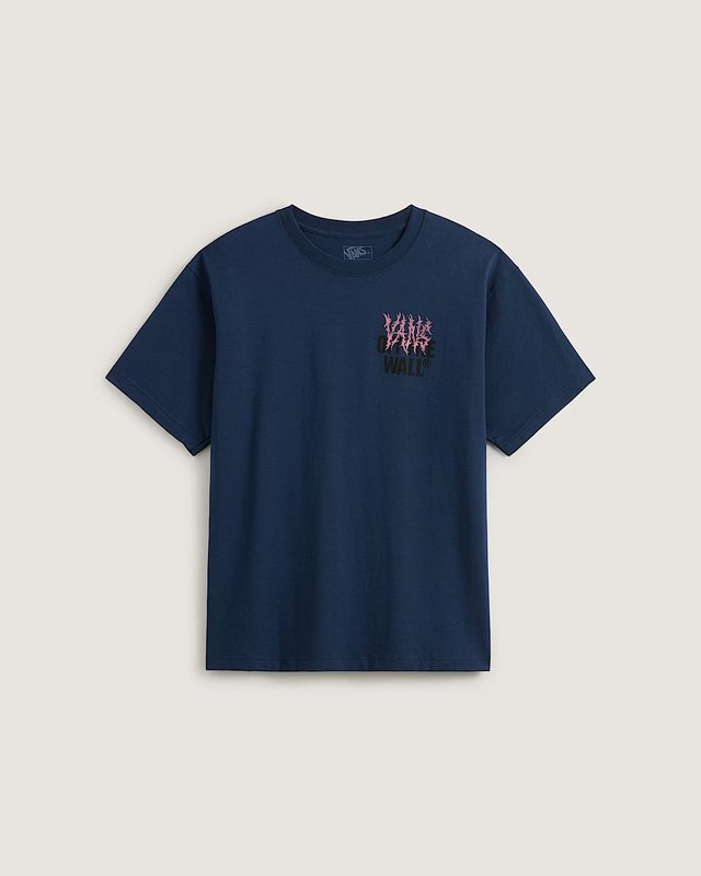 Camiseta Metal Wall Ss Navy Awall