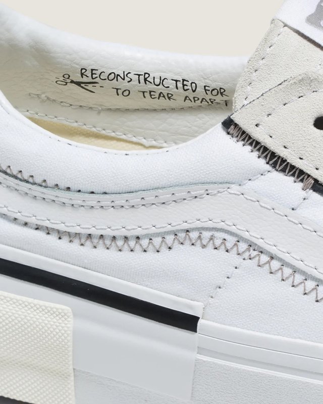 Tênis Sk8-Low Reconstruct True White