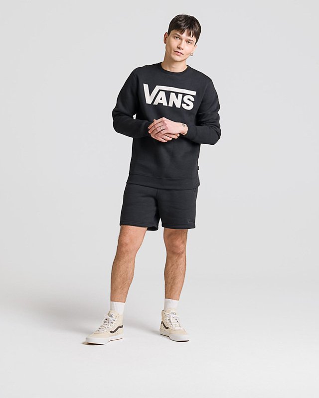 Moletom Vans Classic Crew Ll Black White