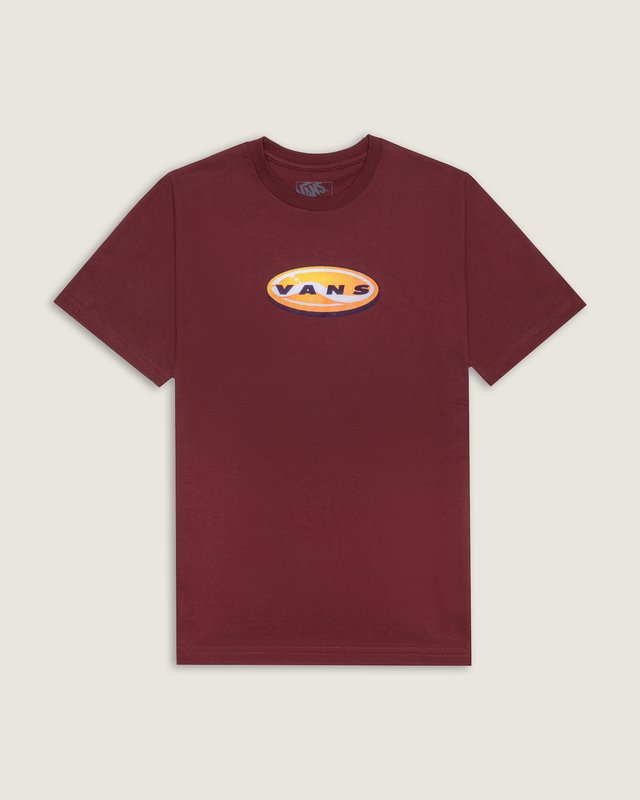 Camiseta Ss Chrome Finish Bordeaux Infantil