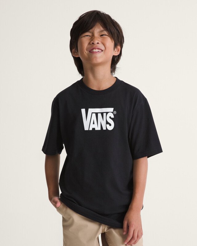 Camiseta Manga Curta Stretch Logo Basic Black Infantil