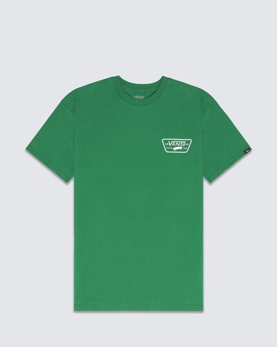 Fundada na Califórnia em 1966, a Vans está envolvida com a cultura de rua, artes, música e ligada ao skate e à evolução do esporte, sem perder a essência. Dos clássicos aos modernos, a Vans possui uma enorme variedade de modelos de tênis, roupas e acessórios, sempre mantendo o estilo "Off The Wall". A Camiseta Full Patch Back SS Verdant Green White possui estampas com o icônico patch do skate Vans, com inscrição "since 1966” aplicado na altura do peito, no lado esquerdo. Nas costas, traz a mesma estampa, em tamanho maior em silk à base d’água. Com gola canelada, apresenta etiqueta Vans aplicada na lateral da peça. Conforto, estilo e atitude dentro e fora das pistas. Combine com todos os seus clássicos.