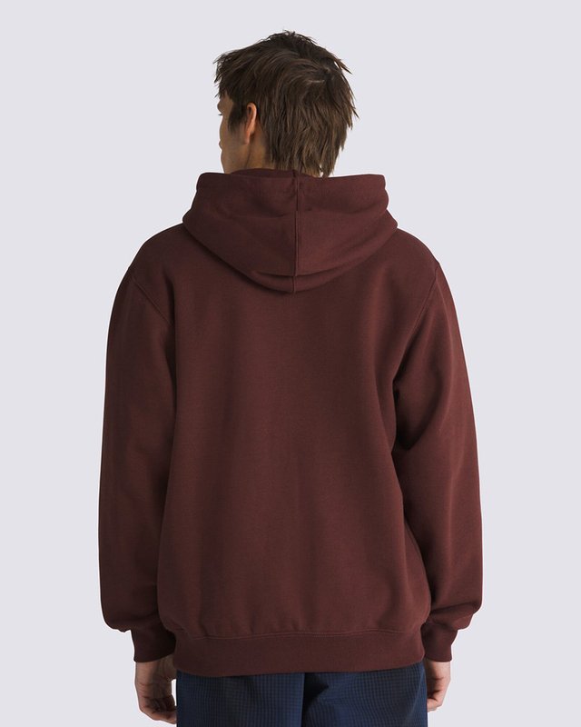 Moletom Vans Oval Loose Fleece Po Upland Bitter Chocolate