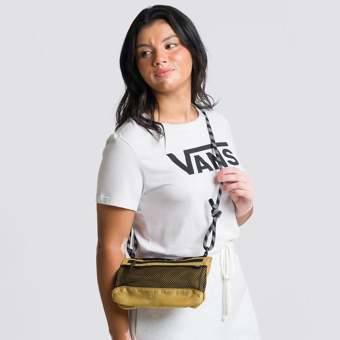 Bolsa Level Out Crossbody Sport Low Pig Suede Gum Antelope