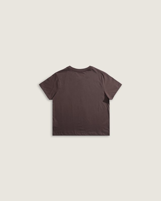 Camiseta Manga Curta Heartbeats Port Brown
