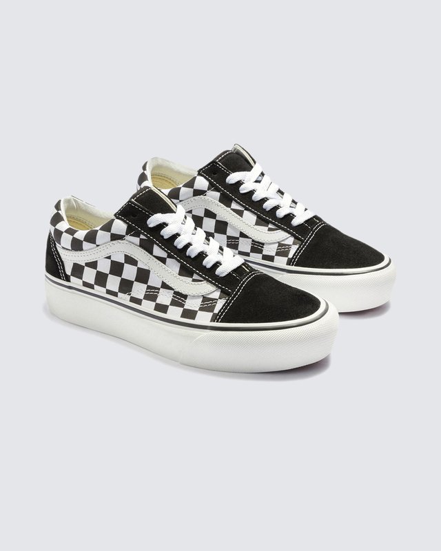 Tênis Old Skool Plataforma Black True White