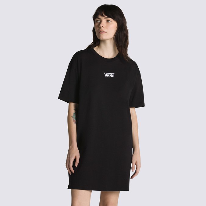 Vestido Center Vee Tee Black