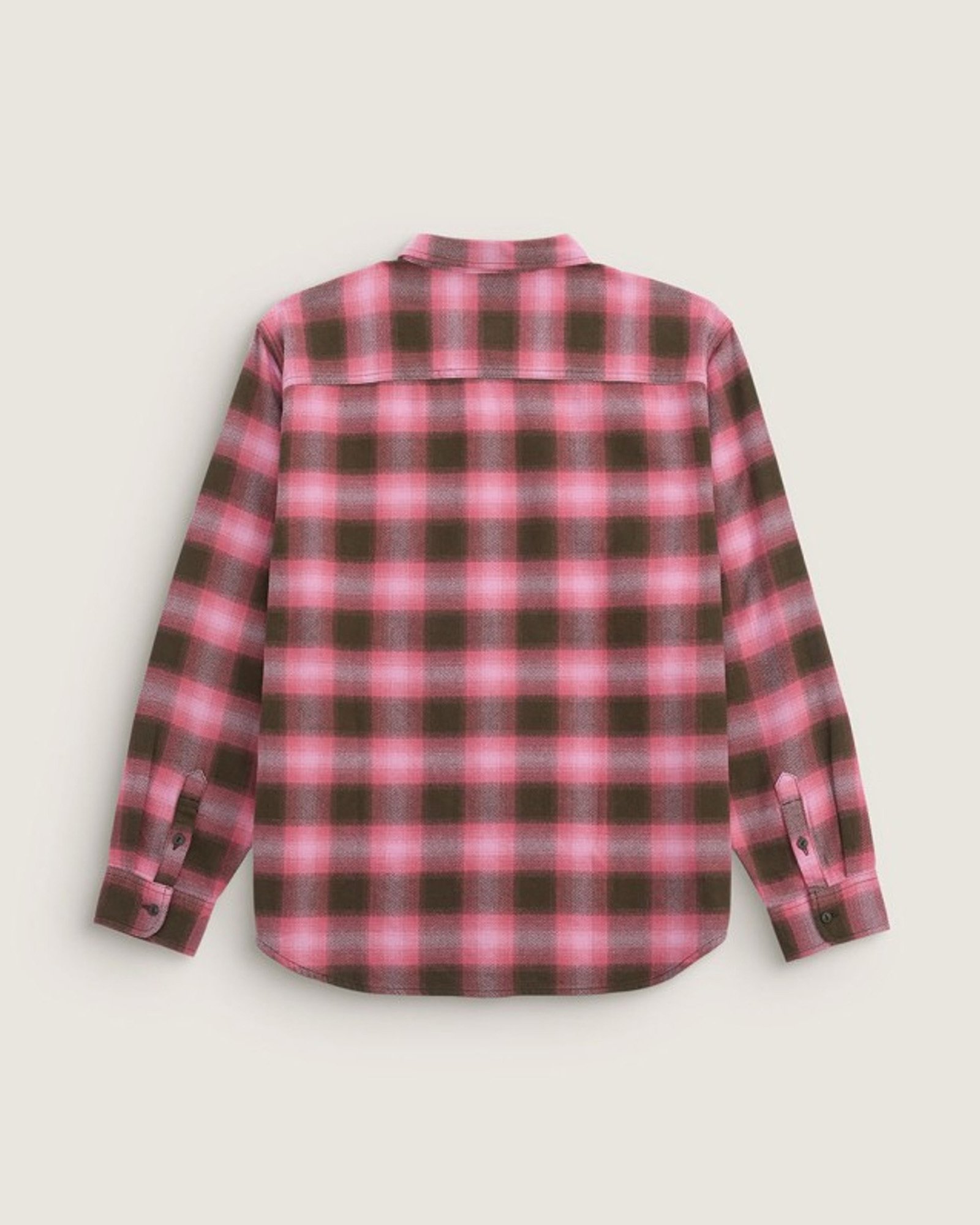 Camisa Ls Bixby Plaid Flannel Coal Brown Pink Dawn | Vans
