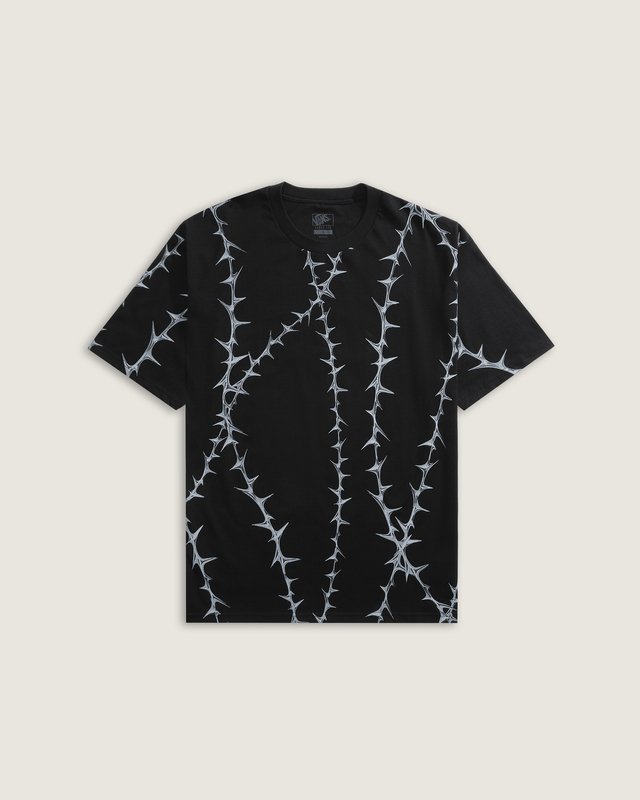 Camiseta Manga Curta Prickler Patch Faded Black
